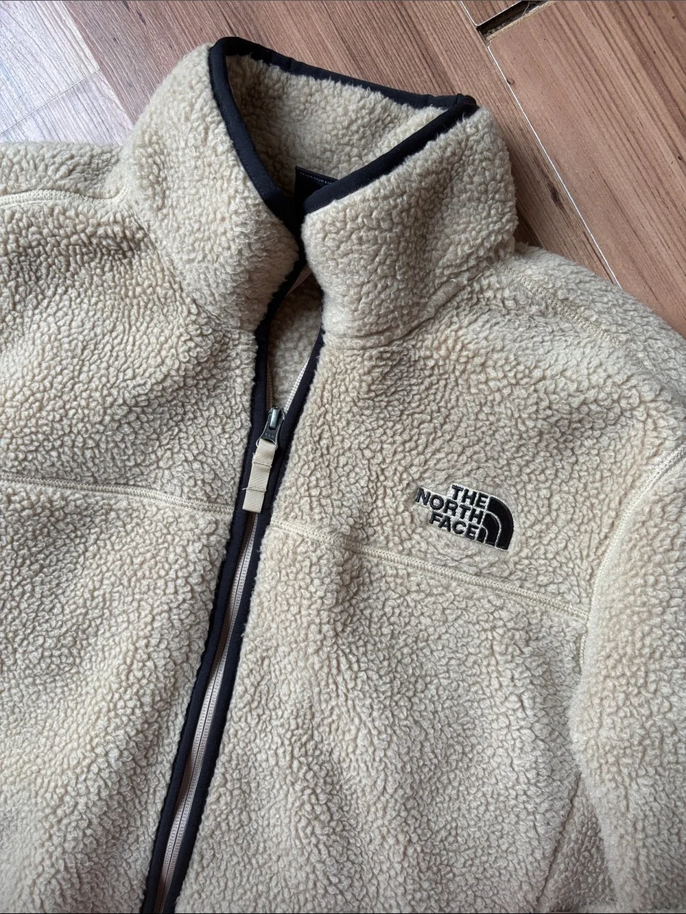 The North Face Men’s Sherpa Fleece Jacket — Cream